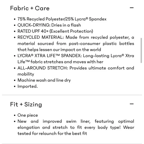 New Athleta One Piece Swimsuit XL Rashguard Purple Long Sleeve NWT Front Zip - Picture 9 of 9